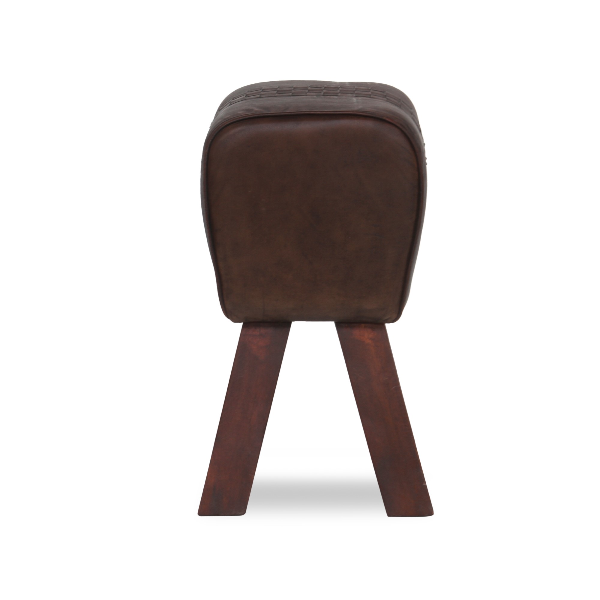 Sitzbock 'Nick', braun, B 44 cm, H 51 cm, T 31 cm von fischer's lagerhaus