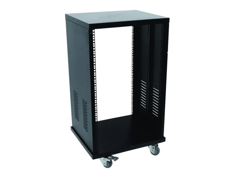 Omnitronic SR-19 19 tommers rack 16 U Stål inkl. hjul