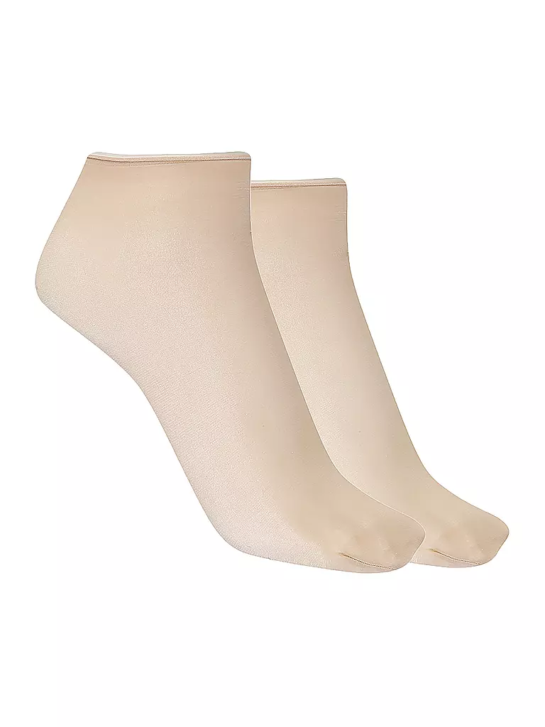 HUDSON Feinstrumpfsöckchen SIMPLY 20 2er Pkg. teint beige