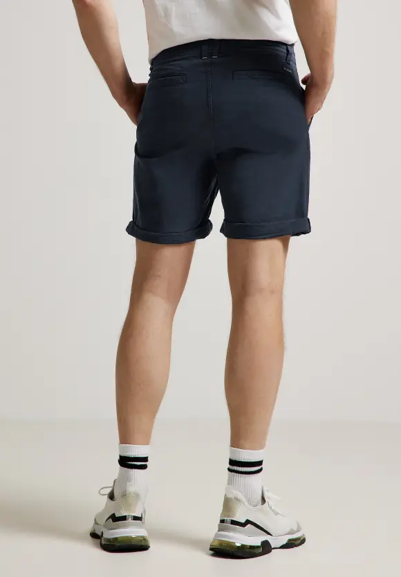 Regular Fit Chinoshorts - deep sea blue