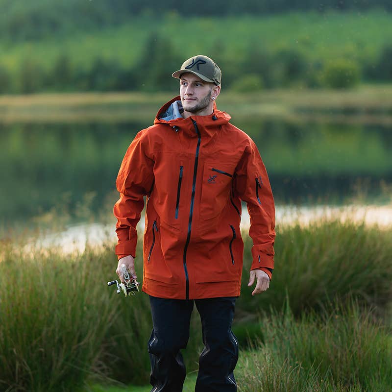 Cyclone Long 3L Jacket Herre Rooibos Tea