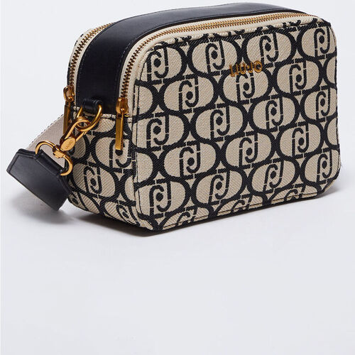 Liu Jo - Bandolera jacquard con logotipo Negro