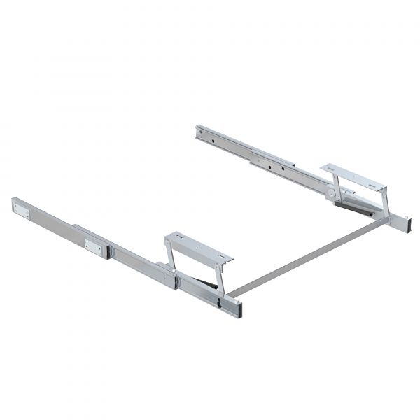 Emuca Corrediças Mesa Extensível e Elevatória Oplà Top Cozinha, Alumínio, Anodizado Inoxidável - 2045469