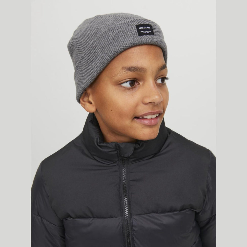 Køb Jack & Jones Junior Grey Melange Acdna Beanie