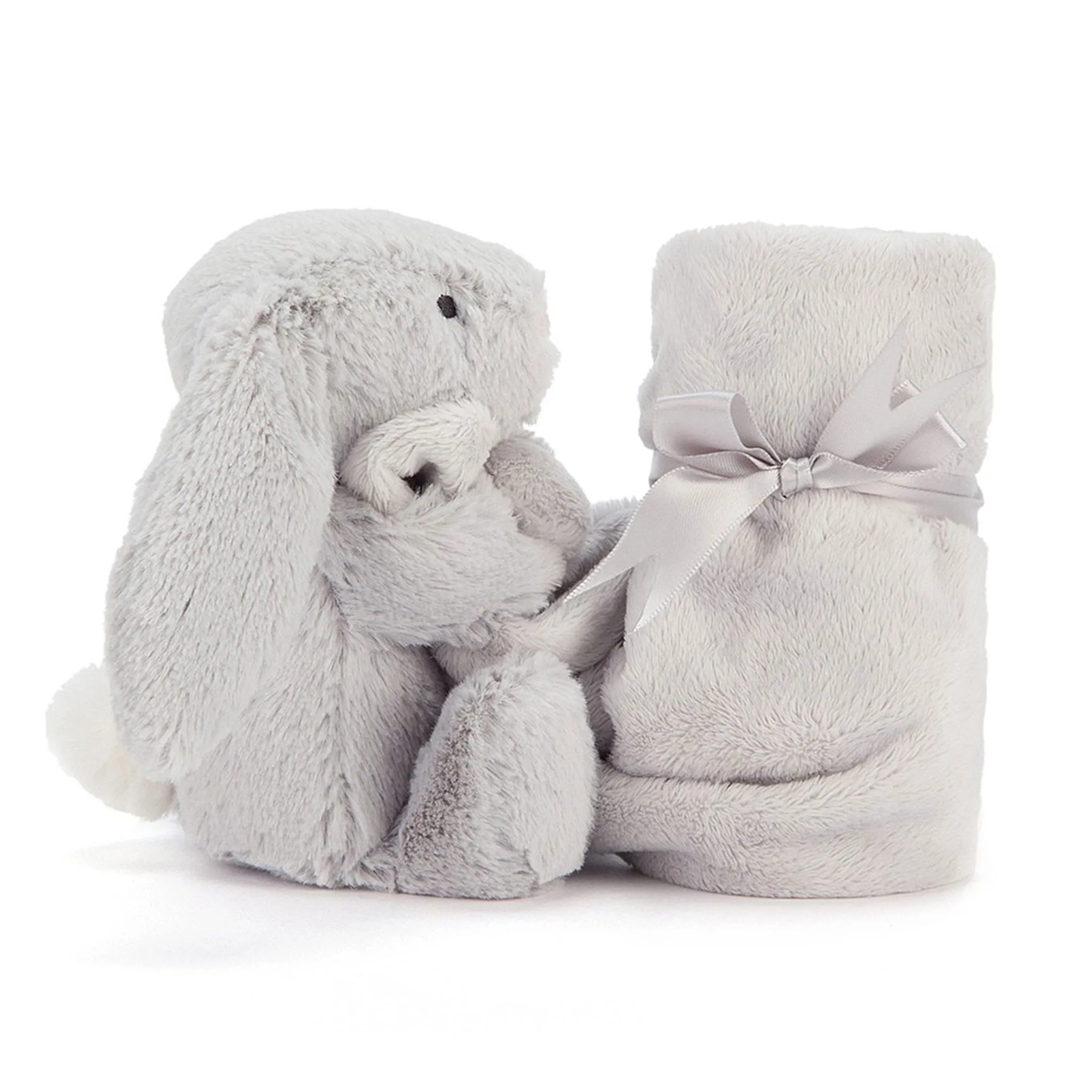 Jellycat Couverture Lapin - 14x14 - Gris