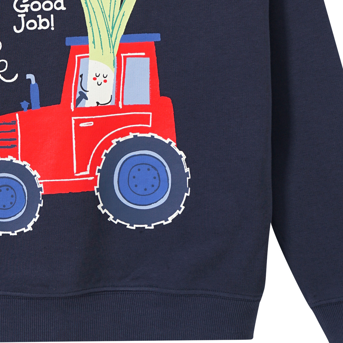 Topolino Jungen Sweatshirt mit Traktor-Print dunkelblau