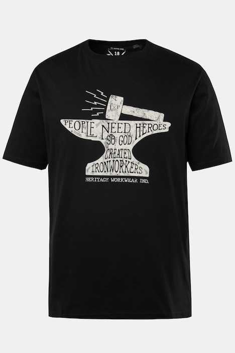 T-Shirt, Workwear, Halbarm, Print, Rundhals