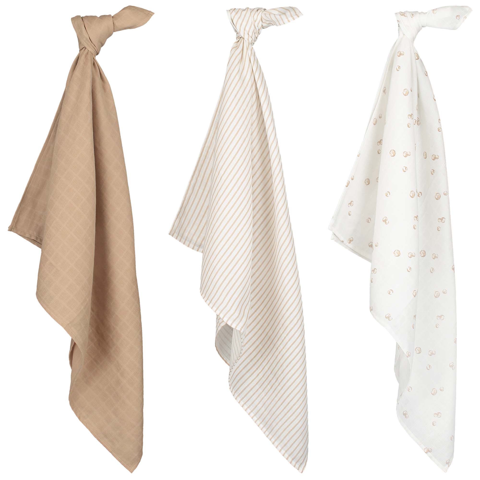 Prénatal hydrofiel luiers 3 stuks  beige
