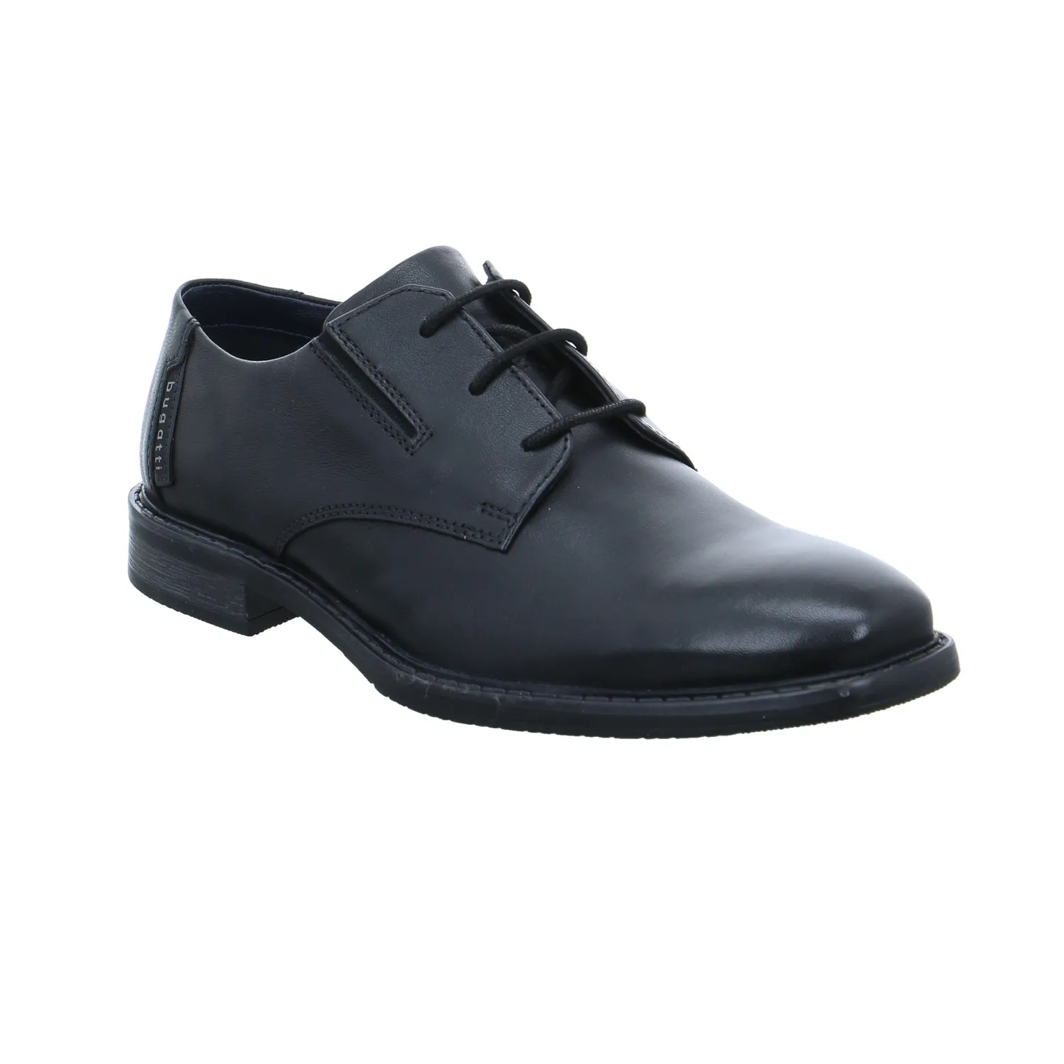 BUGATTI SHOES Halbschuh-City Schwarz Leder