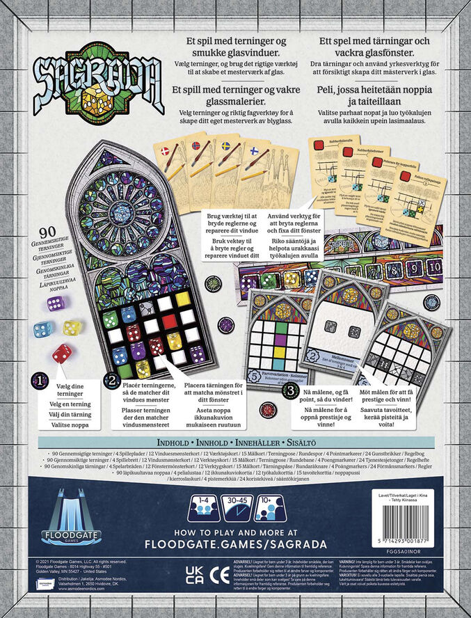 Diverse spil Sagrada Nordic