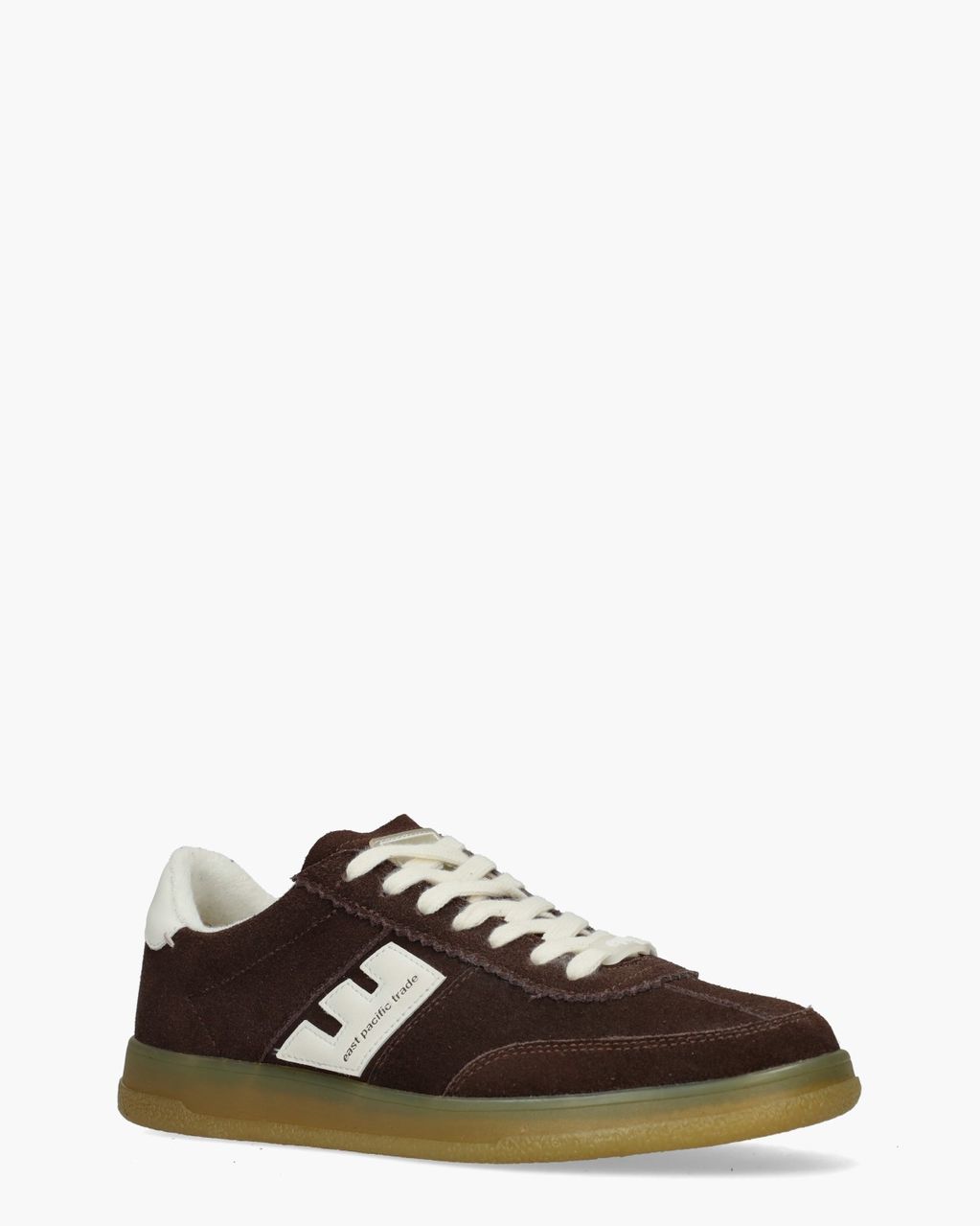 East Pacific Trade Santos Donkerbruin/Off-White Herensneakers