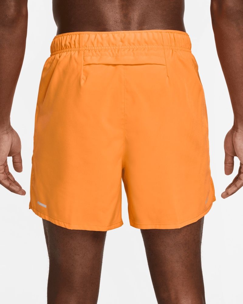 Short de running Nike Challenger Orange & Blanc pour homme