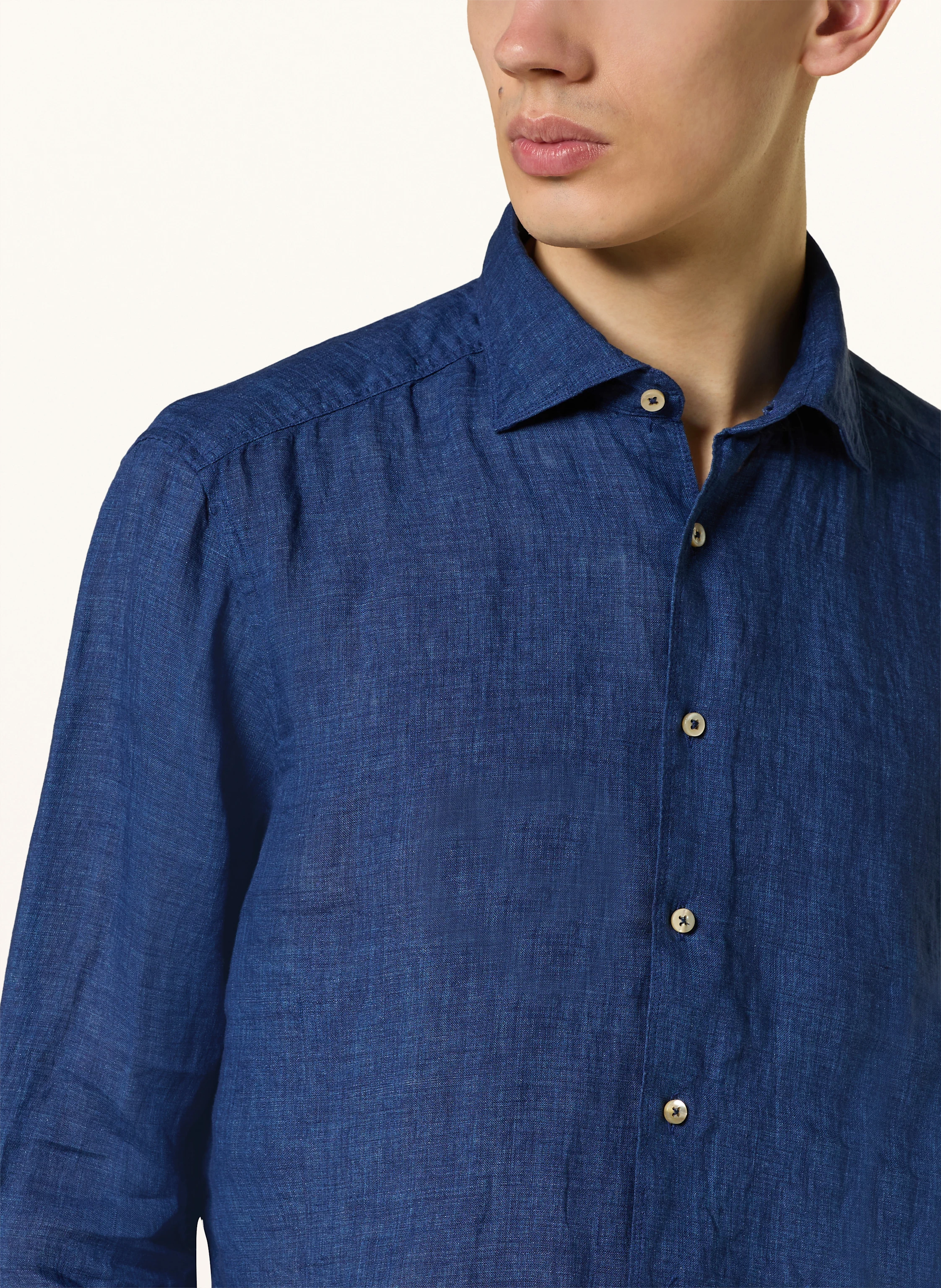 Stenströms Leinenhemd Slim Fit
