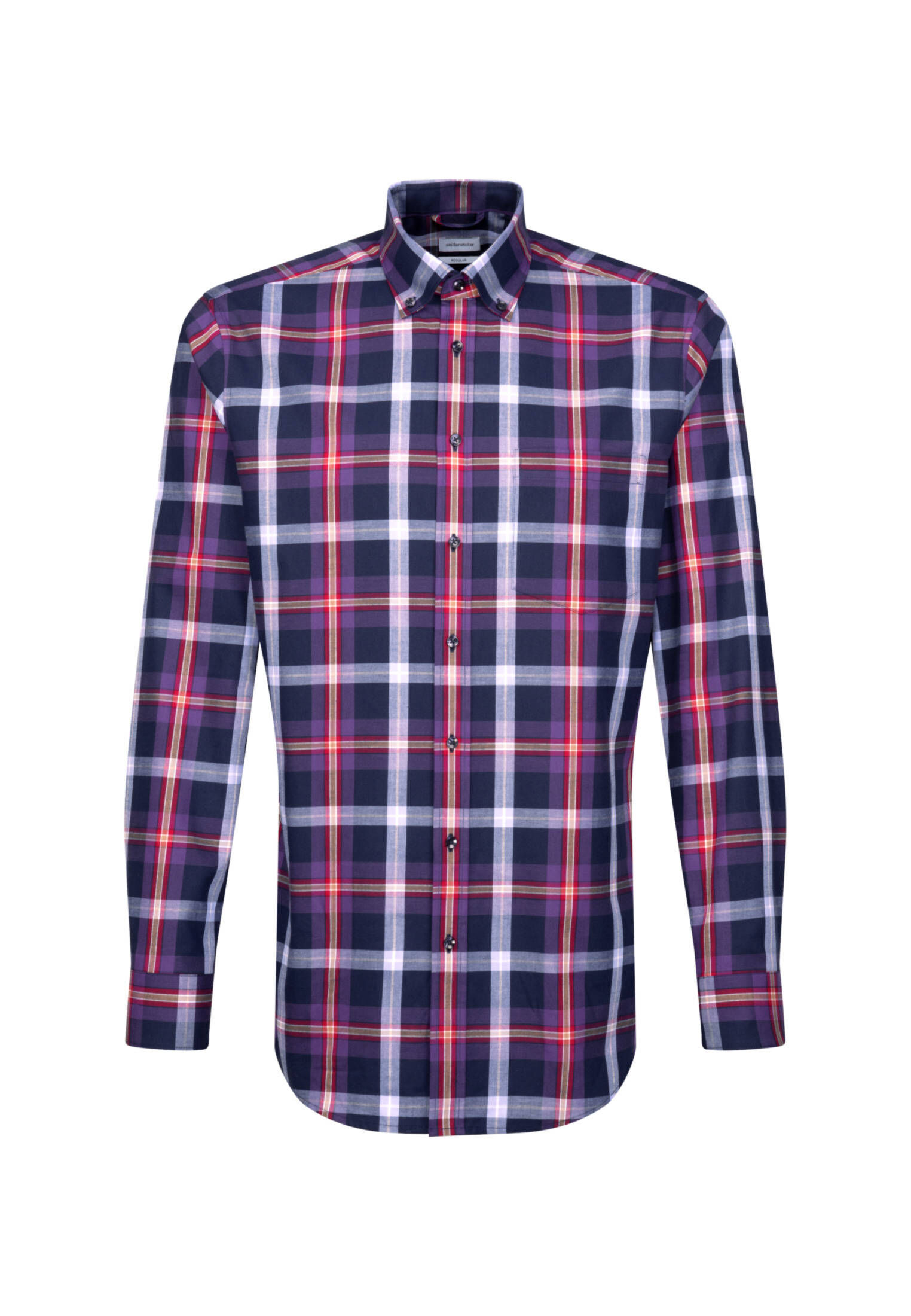 Seidensticker| Herren Flanellhemd Regular