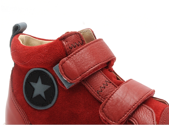Acebos boots bottine enfant 5634 rouge