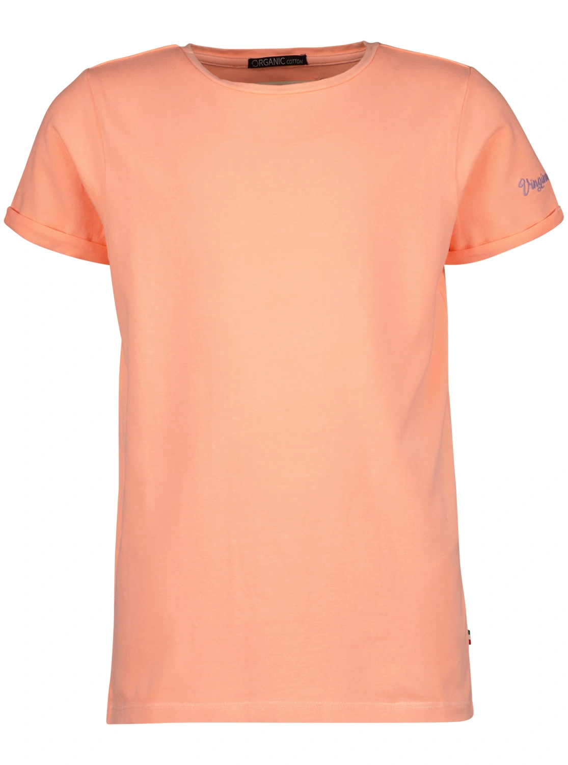 T-Shirt BASIC UNI in soft neon peach