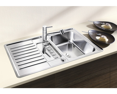 Blanco CLASSIC Pro 5 S-IF spoelbak, 915 x 510 mm, roestvrij staal, satijnen afwerking, 523663