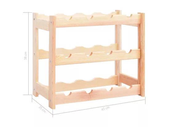 Casier à bouteilles pour 12 bouteilles Pinède