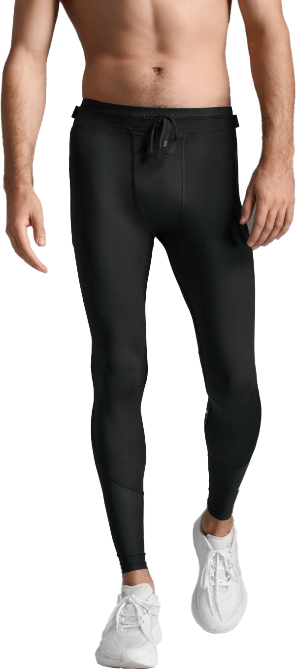 Aero Mesh Compression Tights Herre Black/Silver Reflective