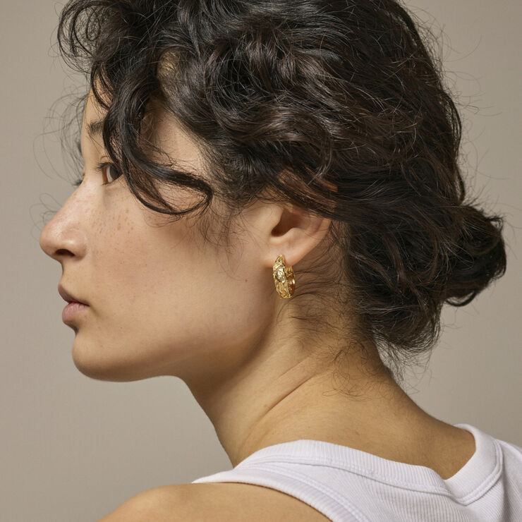 ENAMEL Copenhagen Hoops, Nela 20 mm 925s/gp/m