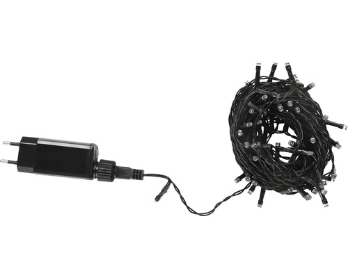 Lafiora lichtsnoer 11,85 m + 10 m aansluitsnoer 80 LED's neutraal witte lichtkleur incl. timer en dimmer