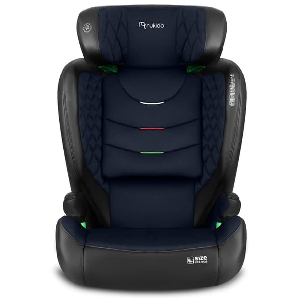 Bilstol Nukido Louis svart og marineblå 15-36 kg ISOFIX