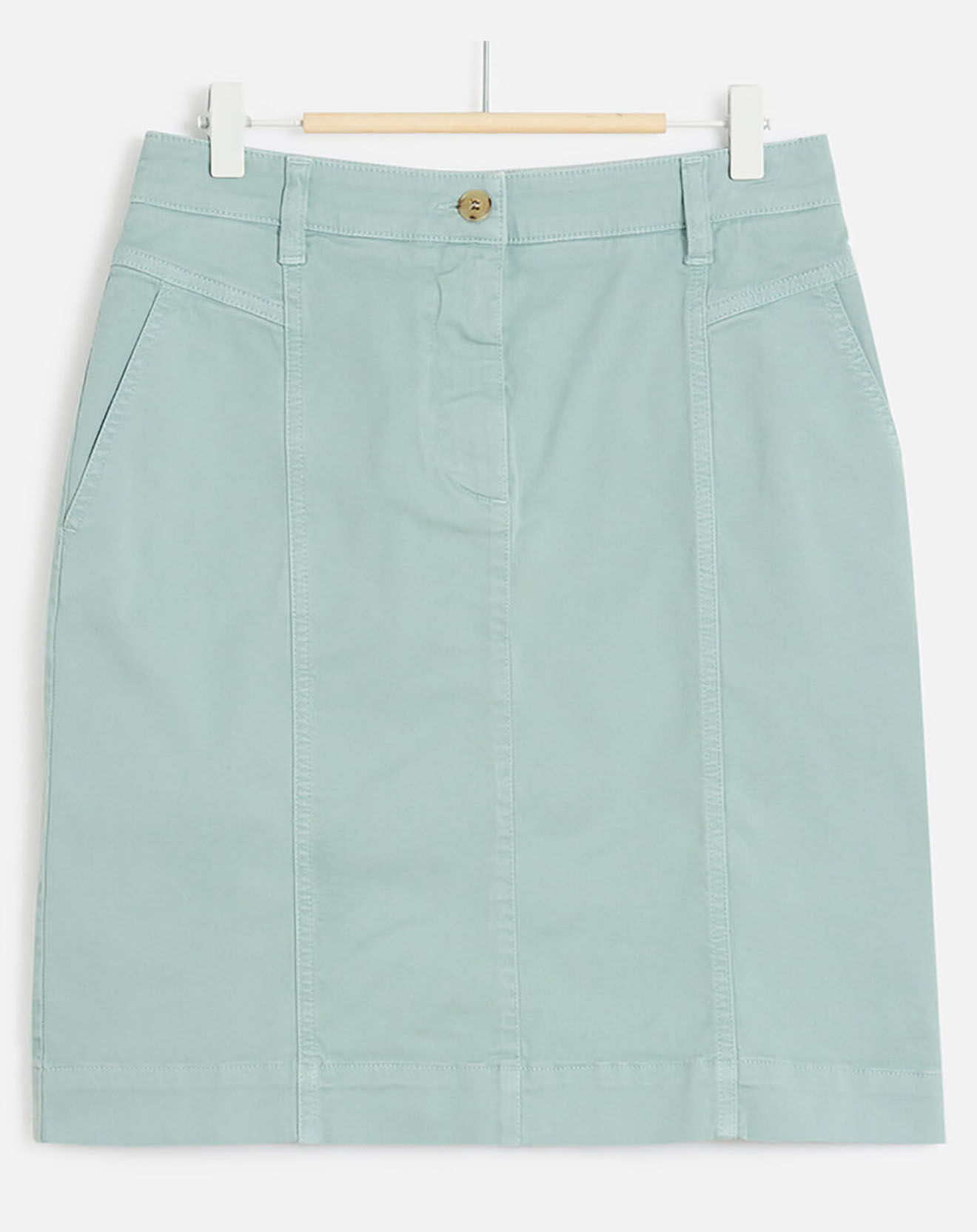Caroll Jupe en denim Lazunab amazonite