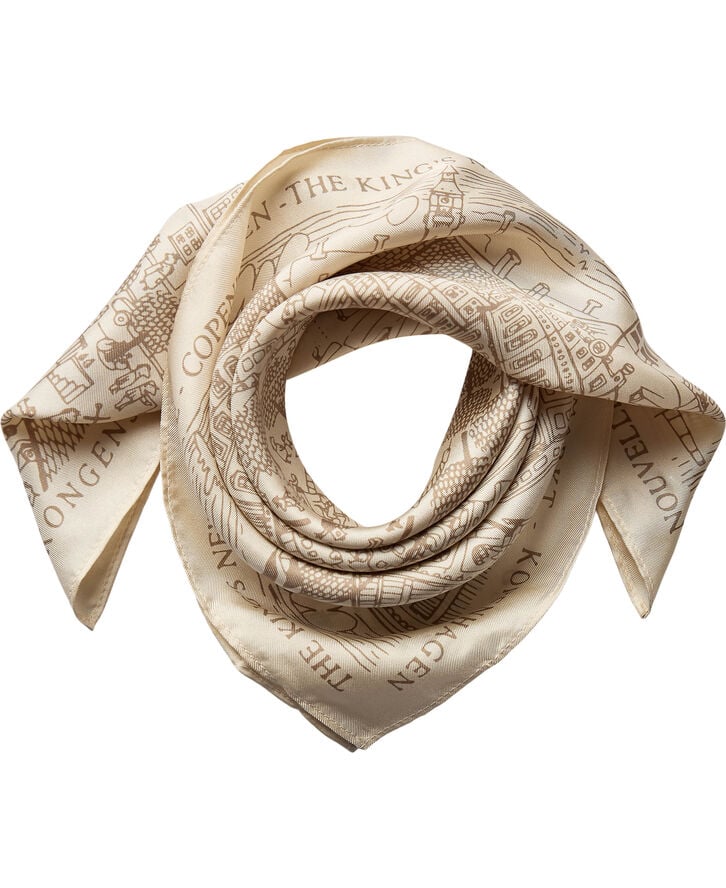 Magasin du Nord Collection Magasin Iconic Scarf 53x53cm Light sand