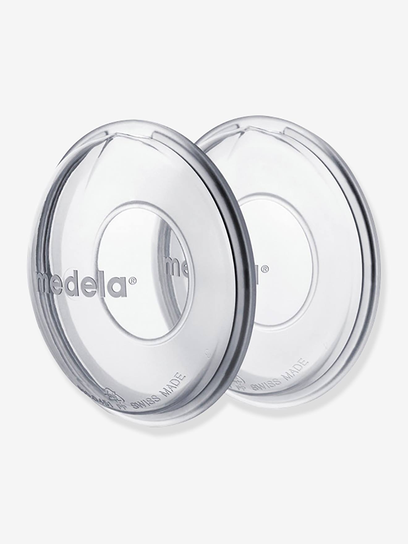 Lote com 2 copos transparentes para coleta de leite da MEDELA