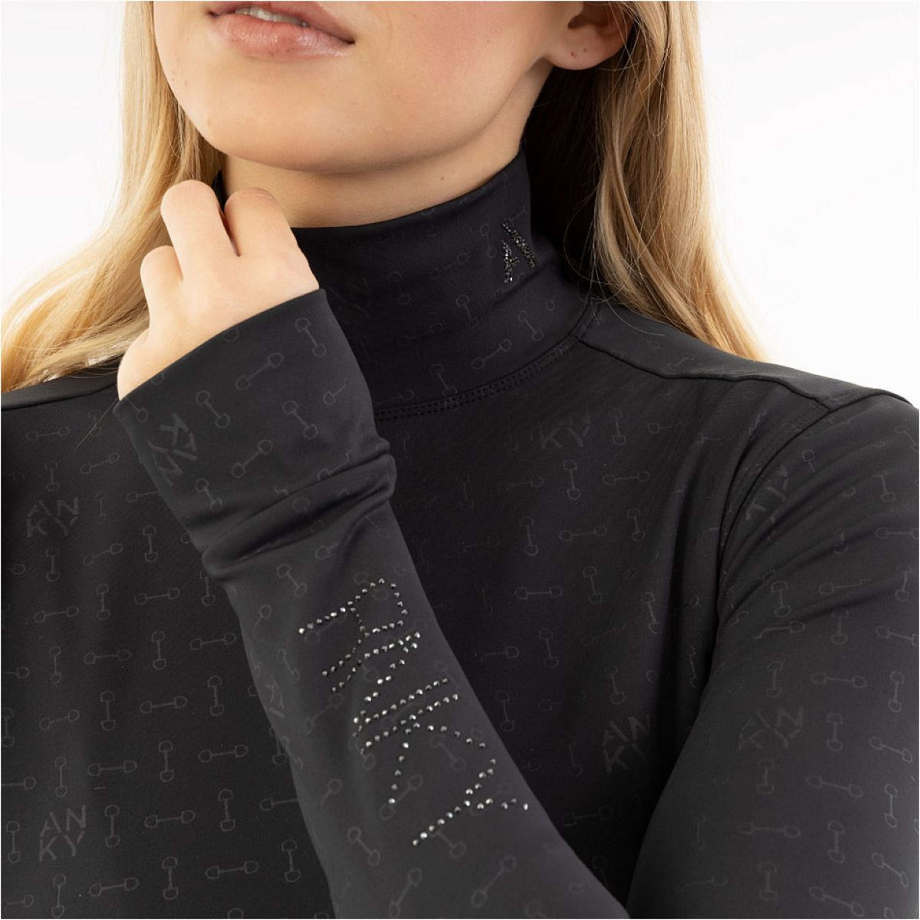 ANKY Shirt AW25 Mockneck Zwart