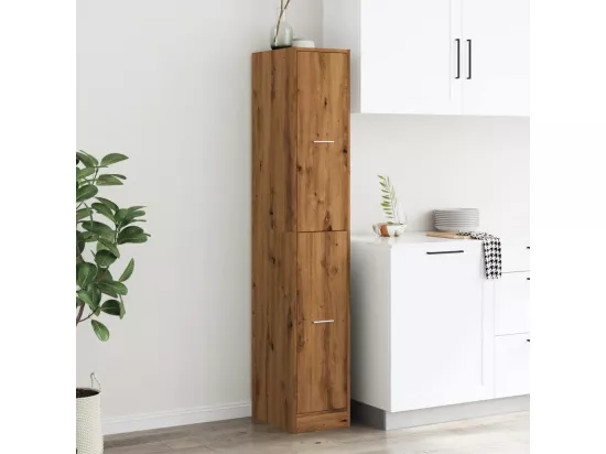 Armoire d'apothicaire chêne artisanal bois d'ingénierie