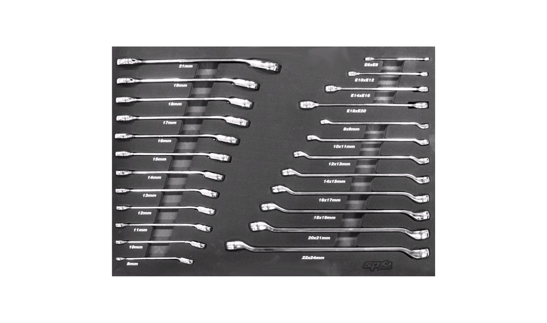 Indlæg værkstedsvogn 24 dele - SP Tools