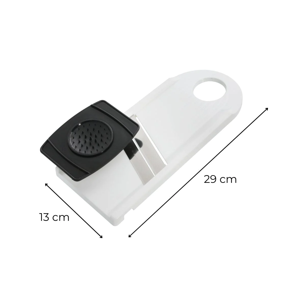 Mandoline de cuisine manuelle double lame avec protège main Fackelmann