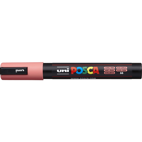 Posca PC5M vandbaseret tusch - koralpink