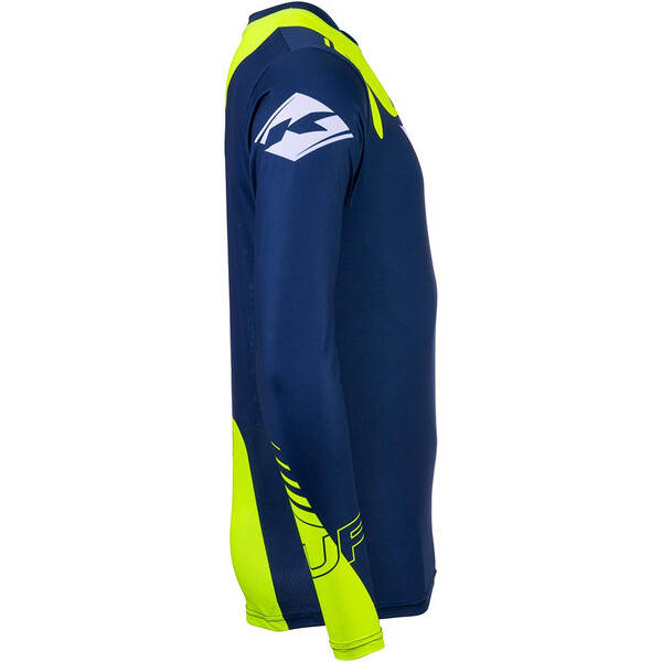 Kenny - Maillot Trial Up Kamo Navy / Jaune fluo / Blanc