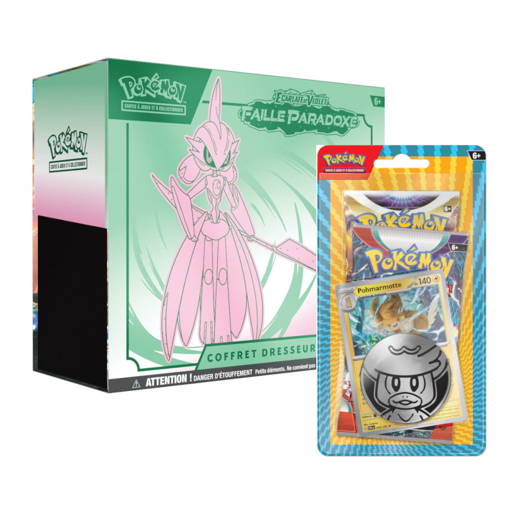 Bundle Pokemon Coffret ETB EV04 - Garde-de-Fer + Pack 2 Boosters Janvier 2024