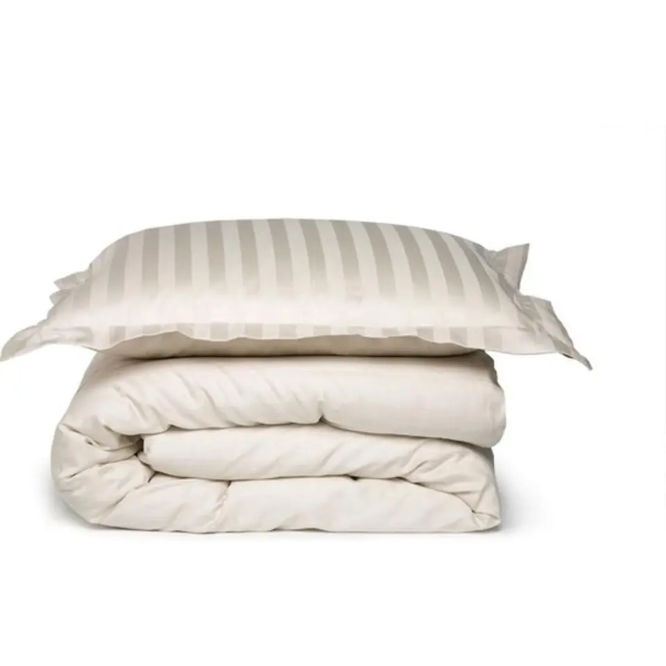 Dekbedovertrek Damai Linea Ivory Satijn-140x200/220