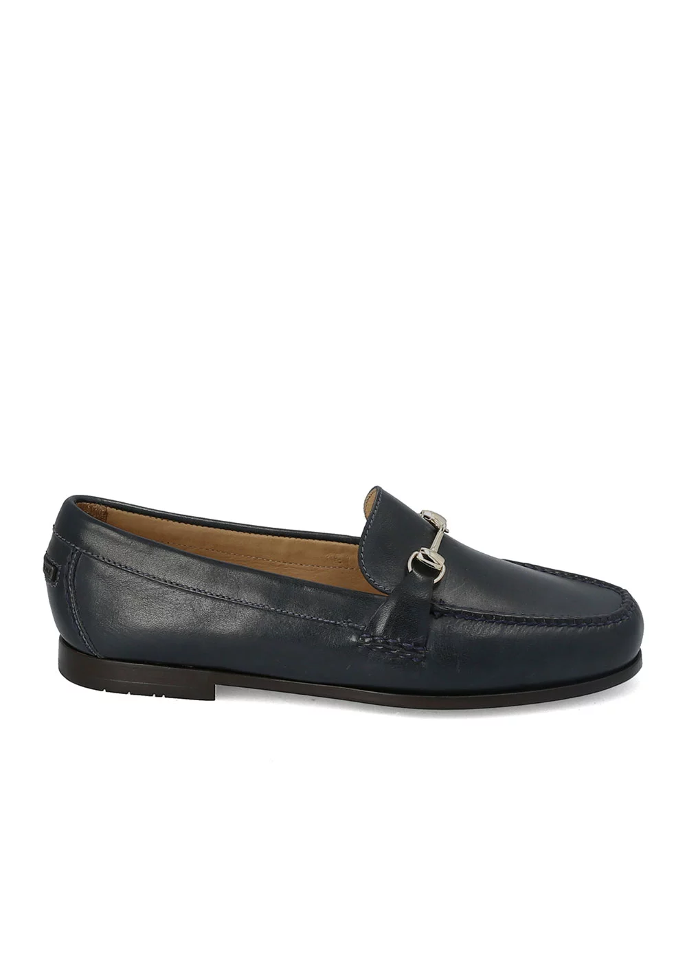 MOCASSIN MORSETI MOC CUIR MARINE
