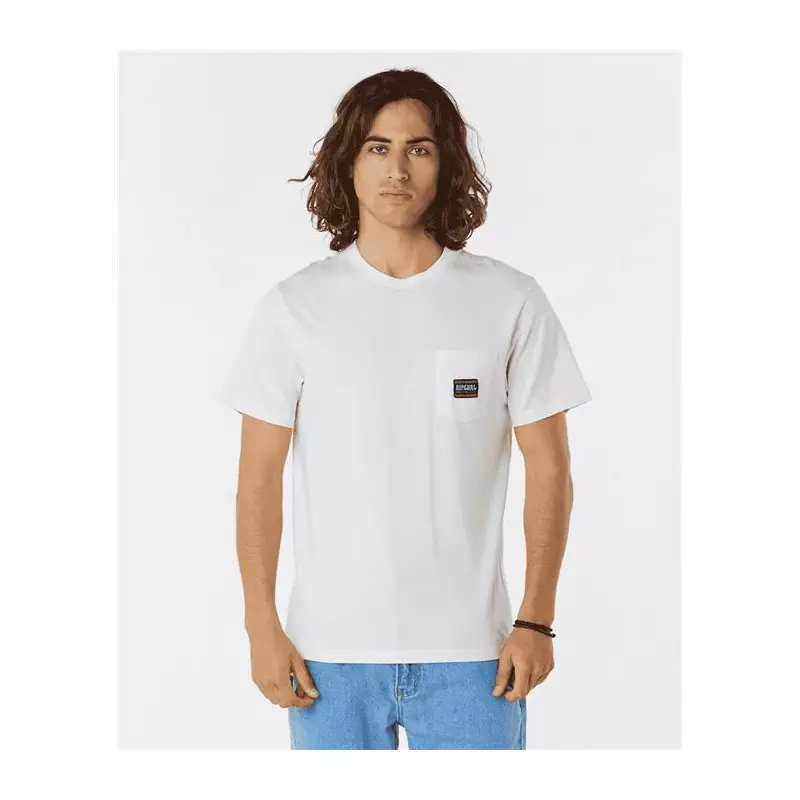 Teeshirt RIPCURL Horizon Badge S/S Tee Bone