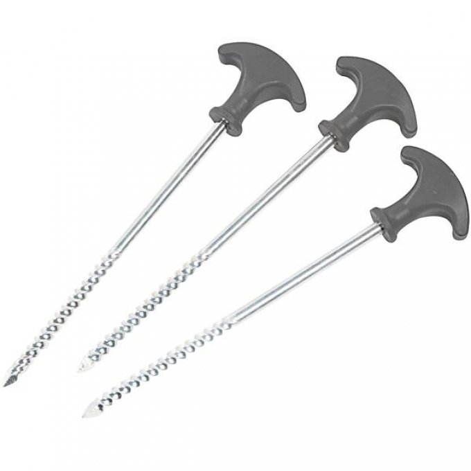 Berger Wäschespinne & Sat-Stativ inkl. Packsack silber