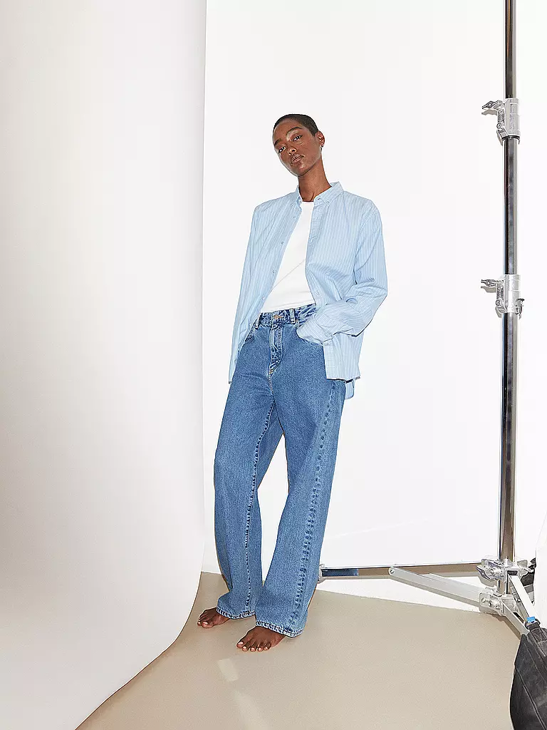 ARMEDANGELS Jeans Wide Leg HAAYI hellblau
