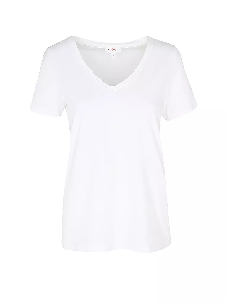 S.OLIVER T-Shirt  weiss