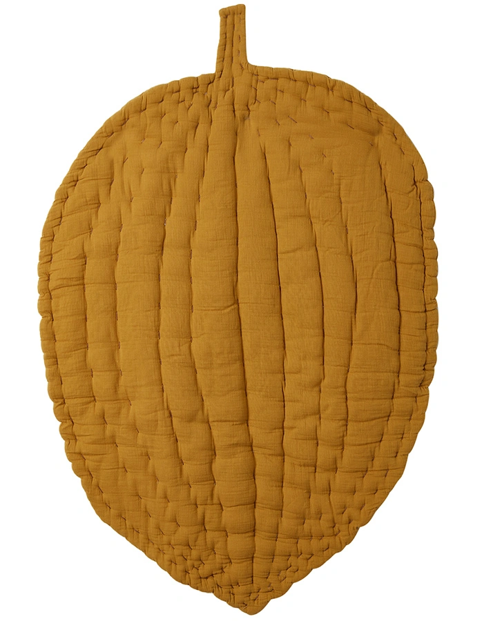 Spielmatte LEAF MAT in mustard