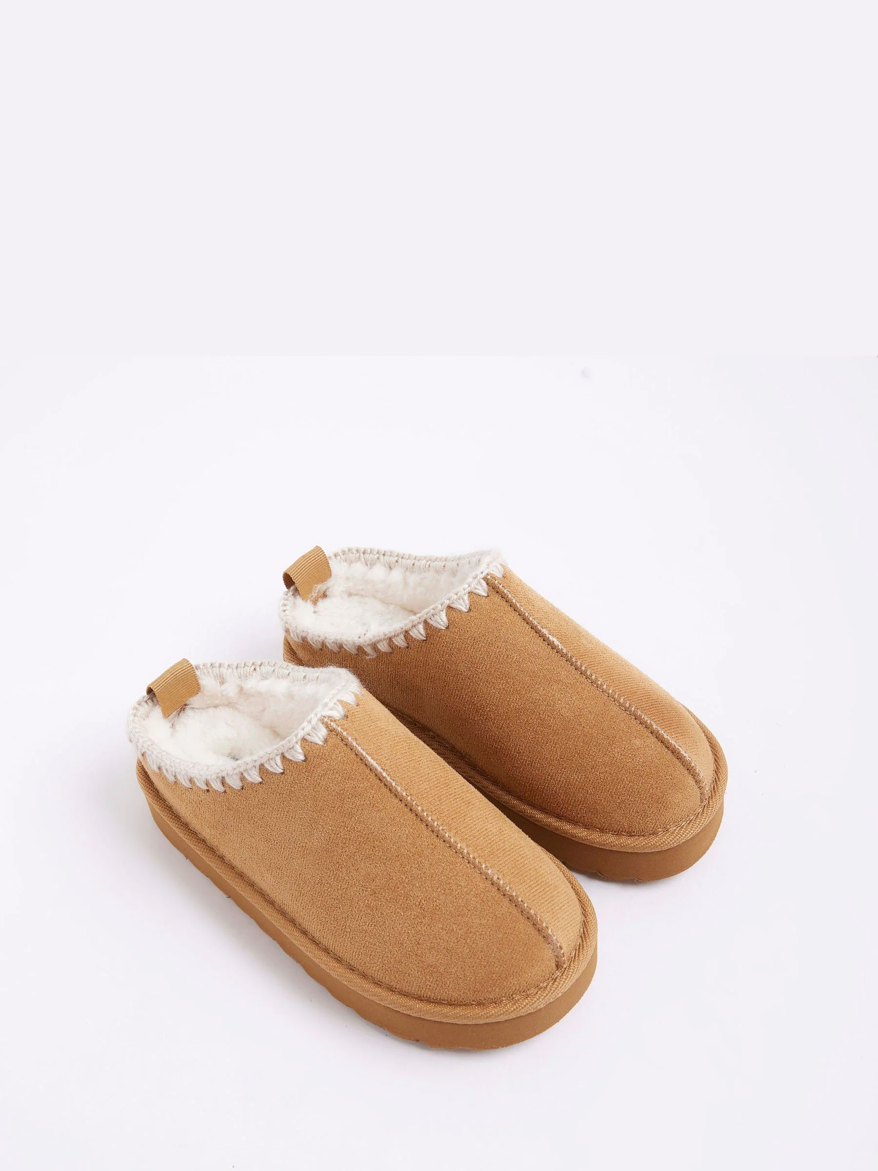 River Island Girls Whipstitch Slippers