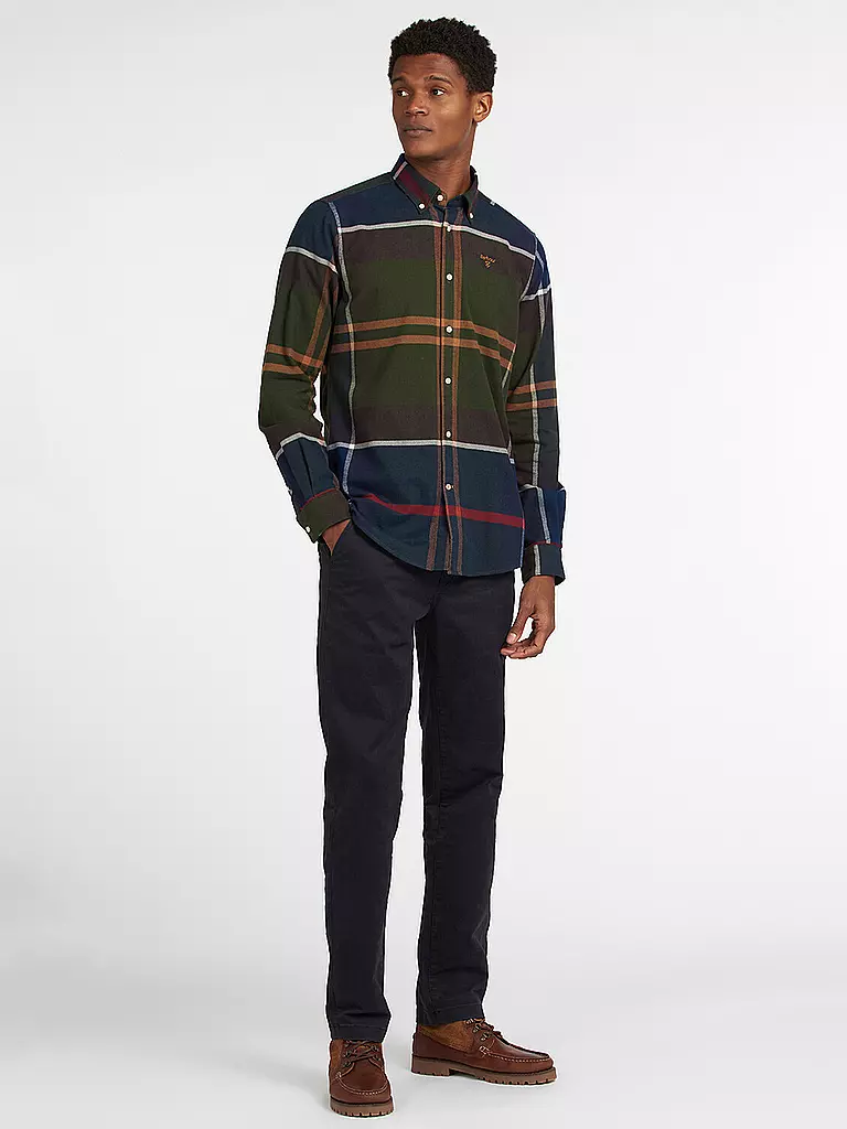 BARBOUR Flanellhemd  olive