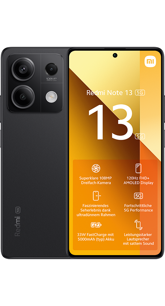 Xiaomi Handys Redmi Note 13 256GB Graphite Black