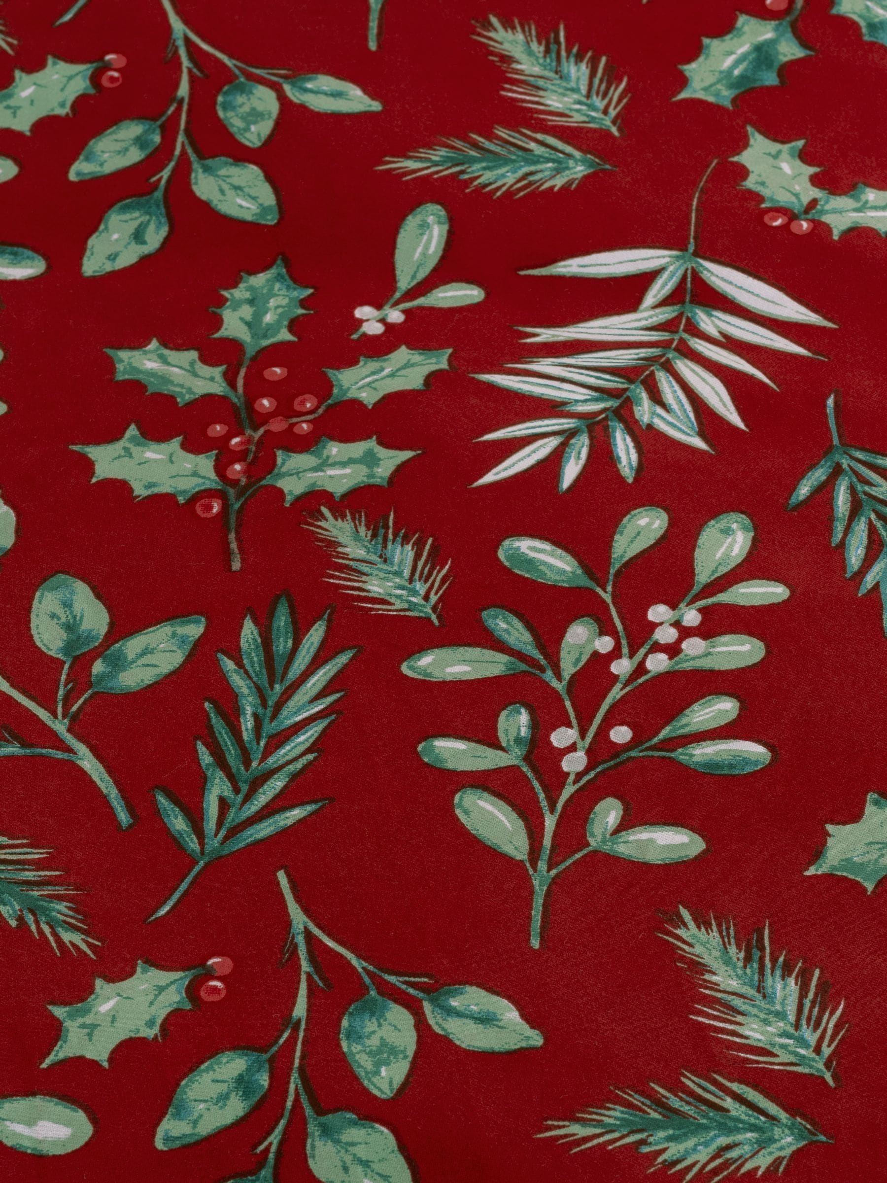 Cooper and Gray Christmas Holly Ivy Duvet Cover Set