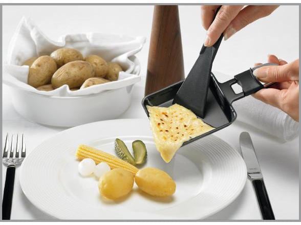 Trisa Racletteofen Hot Stone 8 Personen Tischgrill für acht Personen