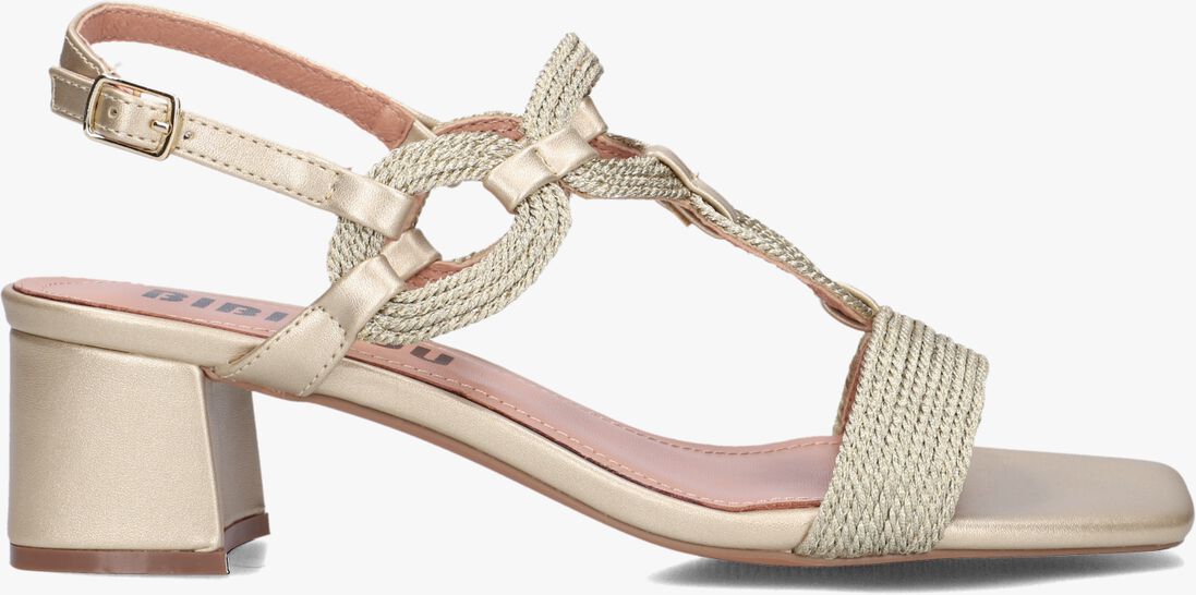 goudkleurig bibi lou sandalen met hak 856z94hg