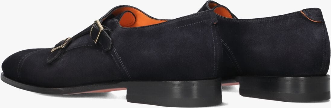 blauwe santoni instappers axel